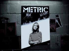 Metric Poster Of A Girl